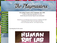 Tablet Screenshot of playmasters.org